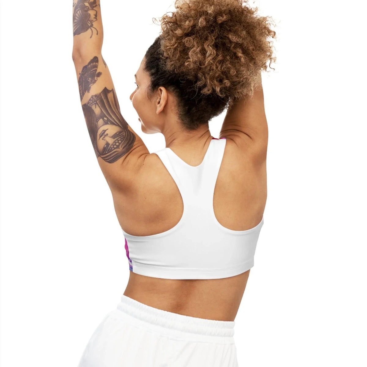 Vibrant Goat-Themed Sports Bra: Energize Your Workout with Playful Style