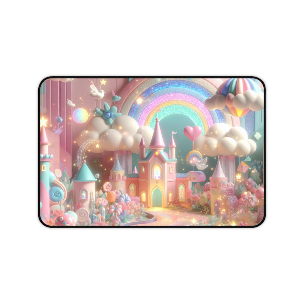 Desk Mat - Candyland Princess Castle Design