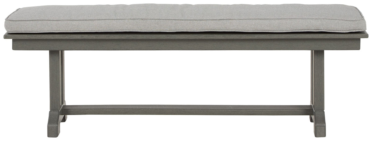 Visola - Bench with Cushion - Gray