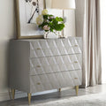 Anson - Console Cabinet - Metallic Silver & Champagne