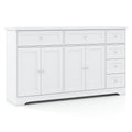Buffet Sideboard 59" Modern Coffee Bar Station Console Table-White