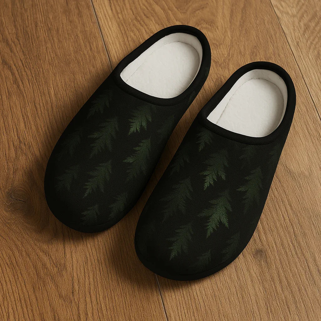Slippers - Dark Forest Design