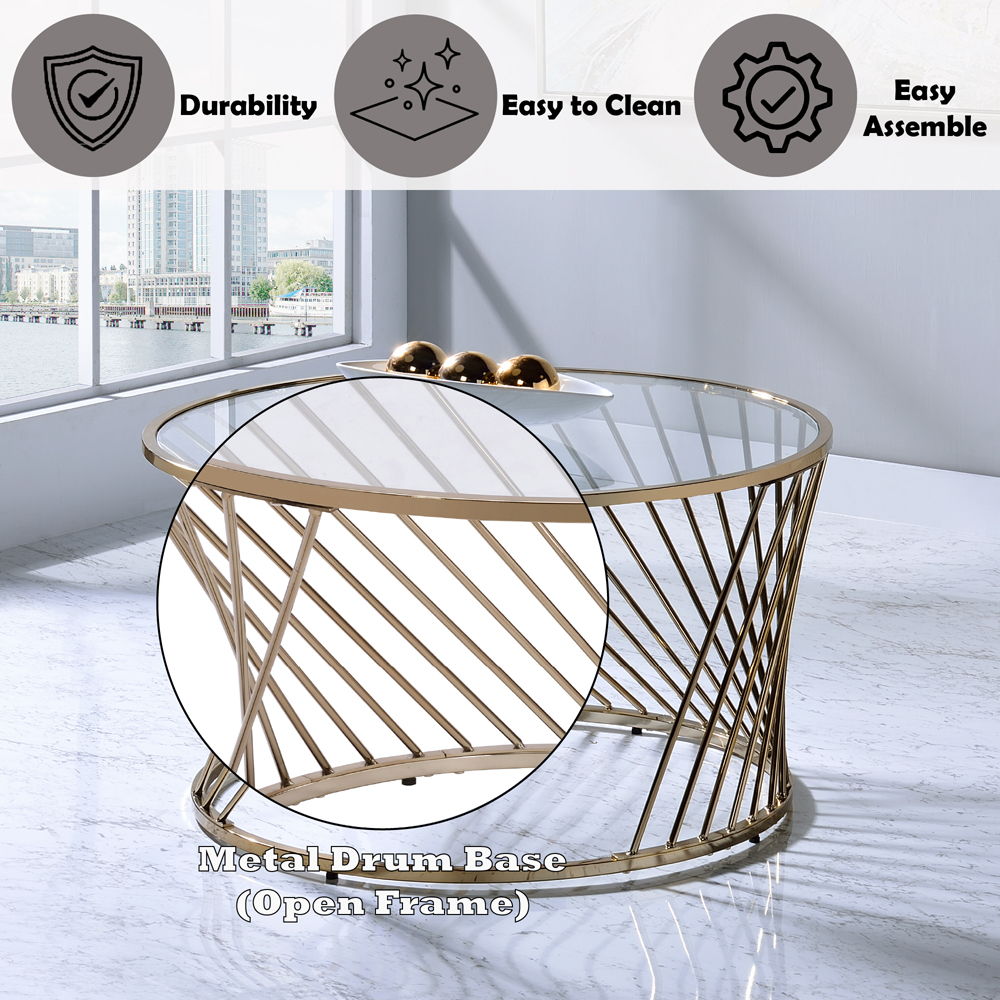 Bluelipe - Coffee Table - Champagne