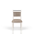 Rope Back Chair - Beige / Carmel