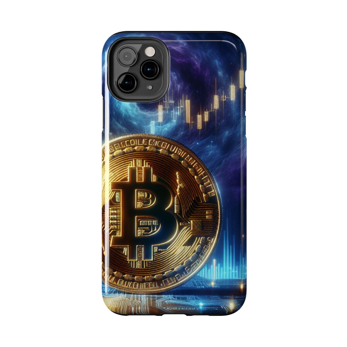Bitcoin Chart Tough Phone Case