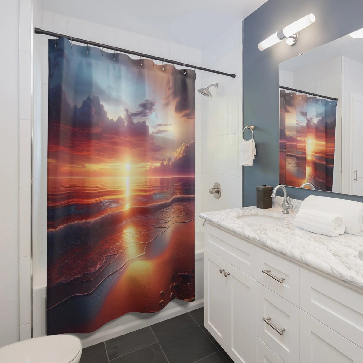 Sunset Shower Curtains