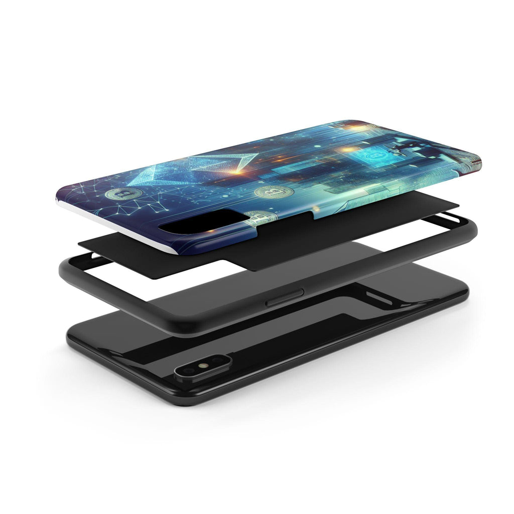 Phone Case - Cryptocurrency Enthusiasts Futuristic Design