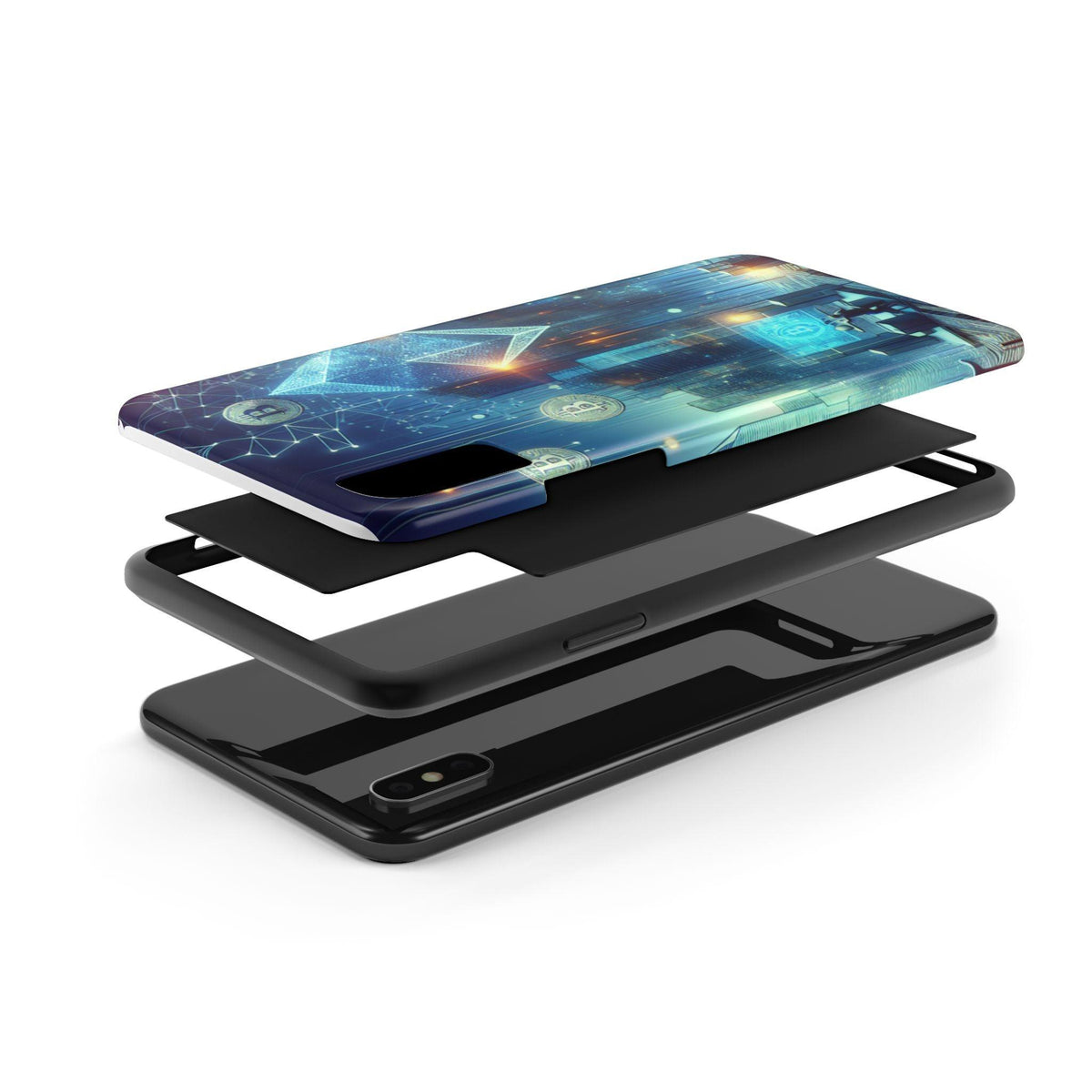 Phone Case - Cryptocurrency Enthusiasts Futuristic Design
