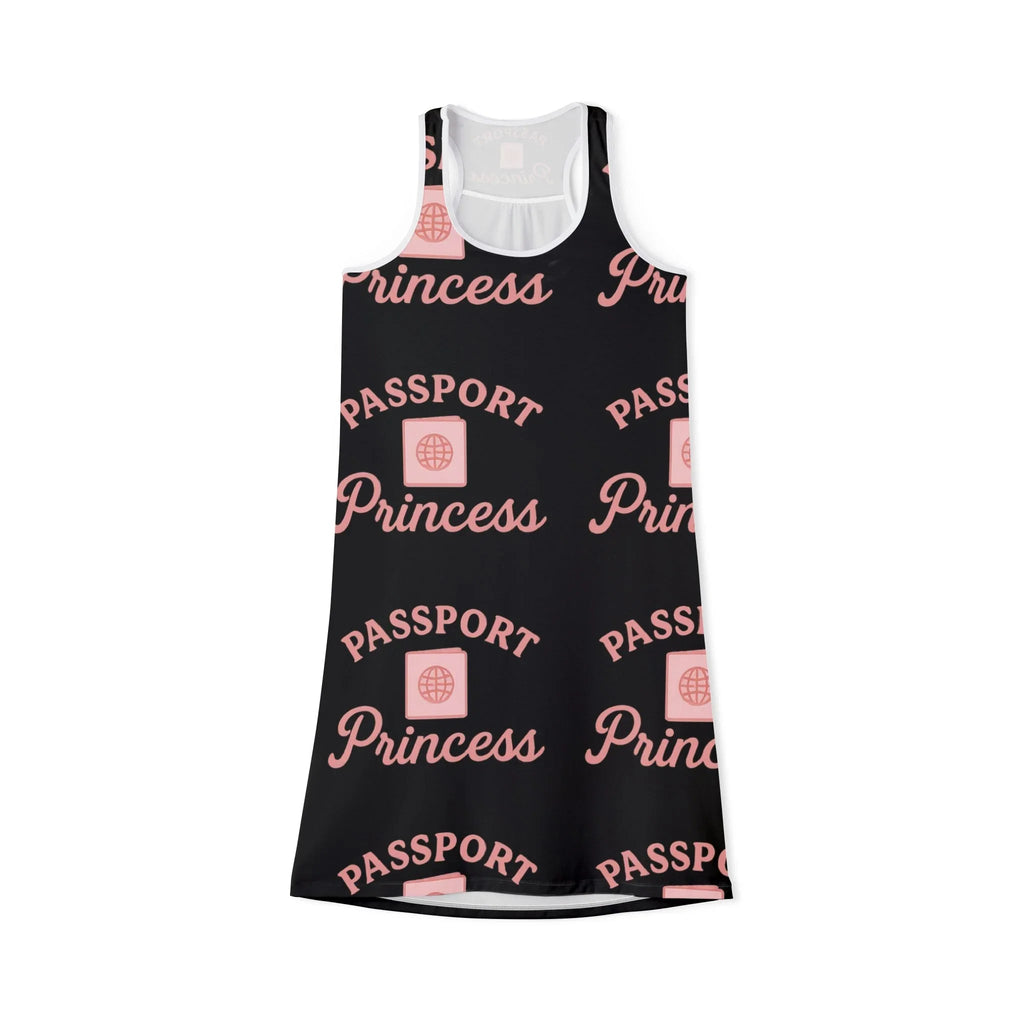 Passport Princess Racerback Dress | Travel Outfit, Vacation Dress, Summer Style, Resort Wear, Gift for Her