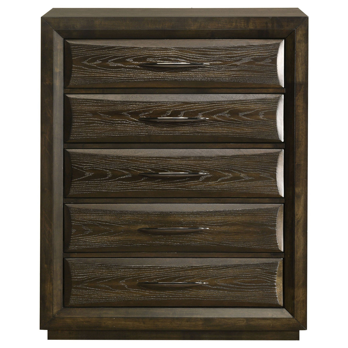 Atlas 5-drawer Bedroom Chest of Drawers Dark Oak