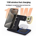 Ultimate 3-in-1 Fast Wireless Charger Stand with Night Light