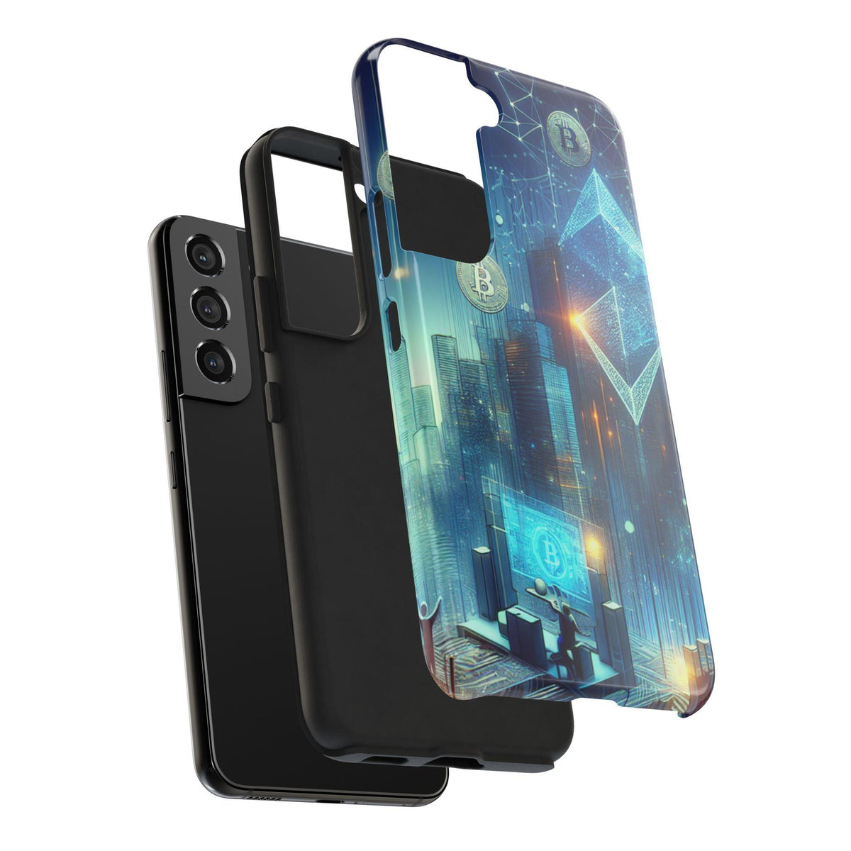 Phone Case - Cryptocurrency Enthusiasts Futuristic Design
