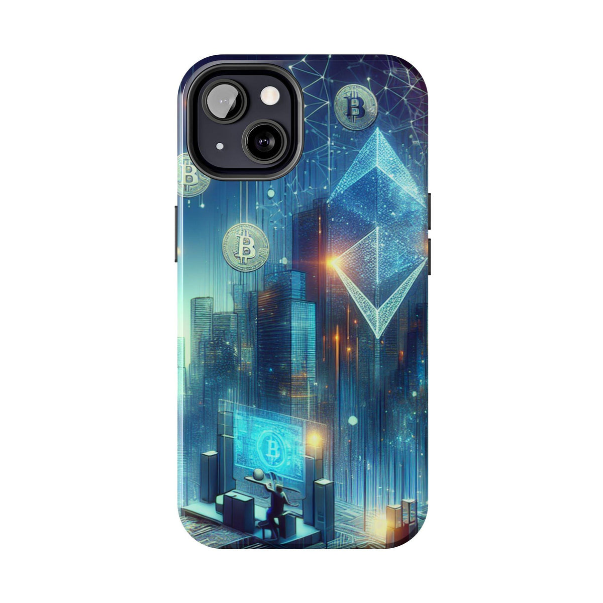 Phone Case - Cryptocurrency Enthusiasts Futuristic Design