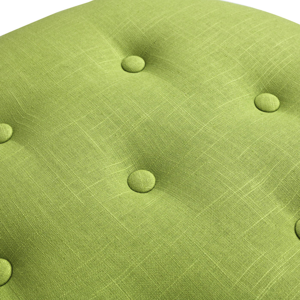 Yolanda - Round Upholstered Accent Ottoman