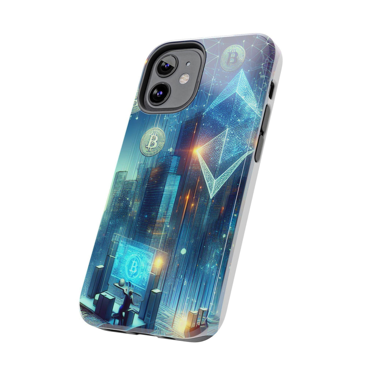 Phone Case - Cryptocurrency Enthusiasts Futuristic Design