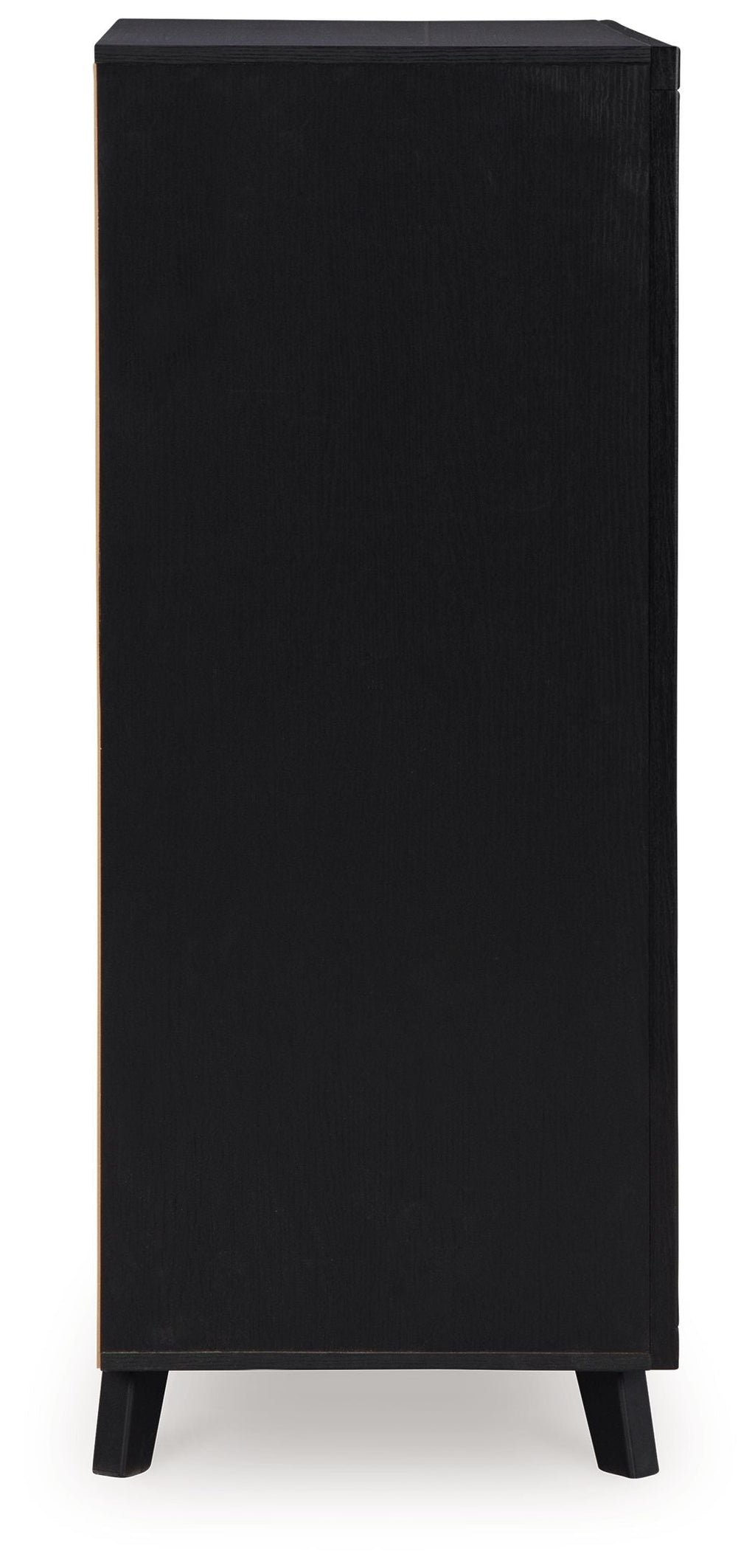 Danziar - Five Drawer Wide Chest - Black