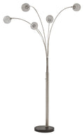 Winter - Metal Arc Lamp - Silver Finish