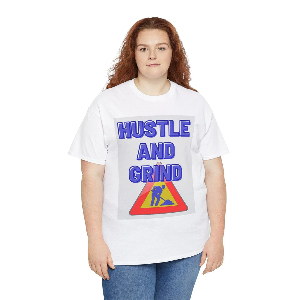 Hustle and Grind Men's Motivational T-Shirt"