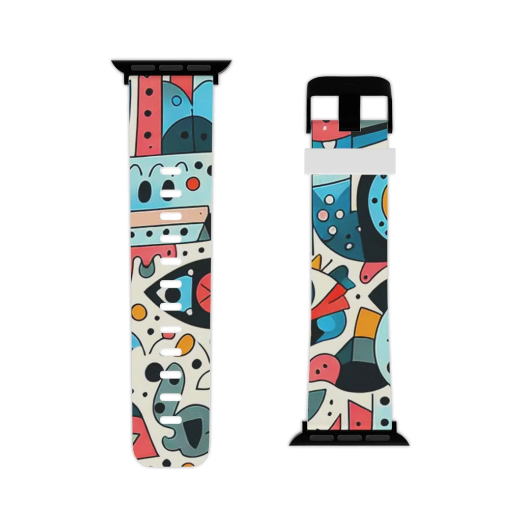 Watch Band - Wacky Color Pattern Design for Apple Watch
