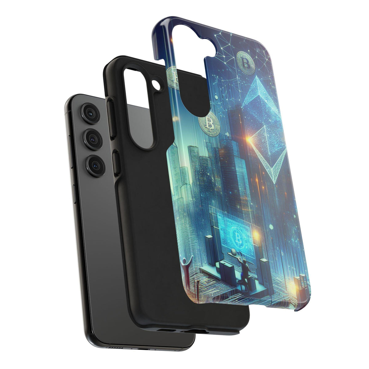 Phone Case - Cryptocurrency Enthusiasts Futuristic Design