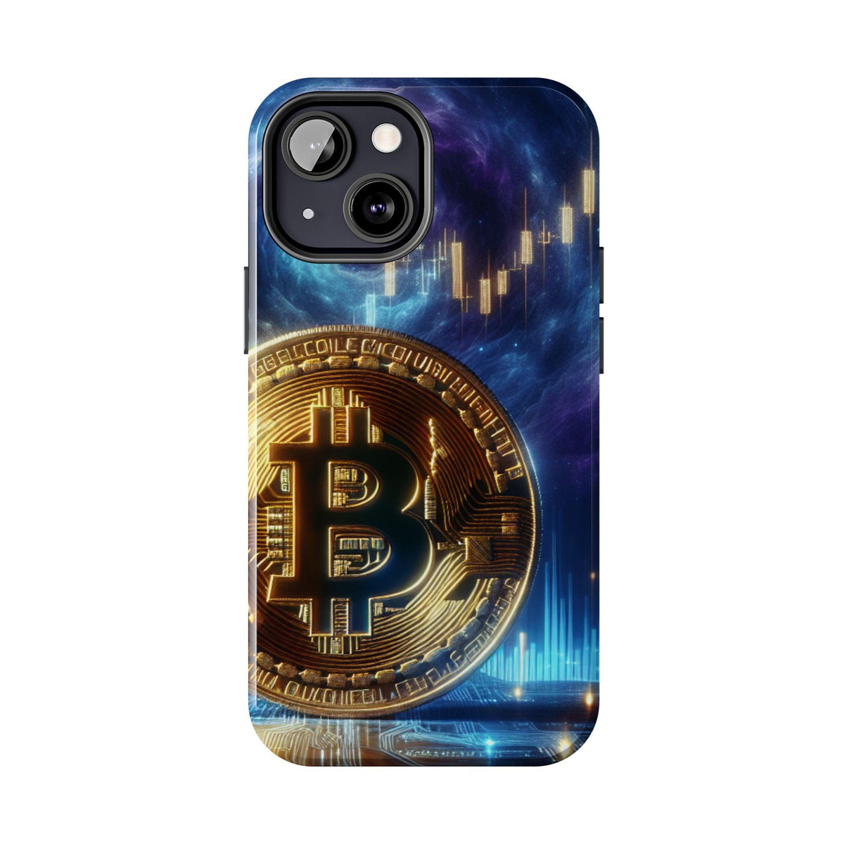 Bitcoin Chart Tough Phone Case