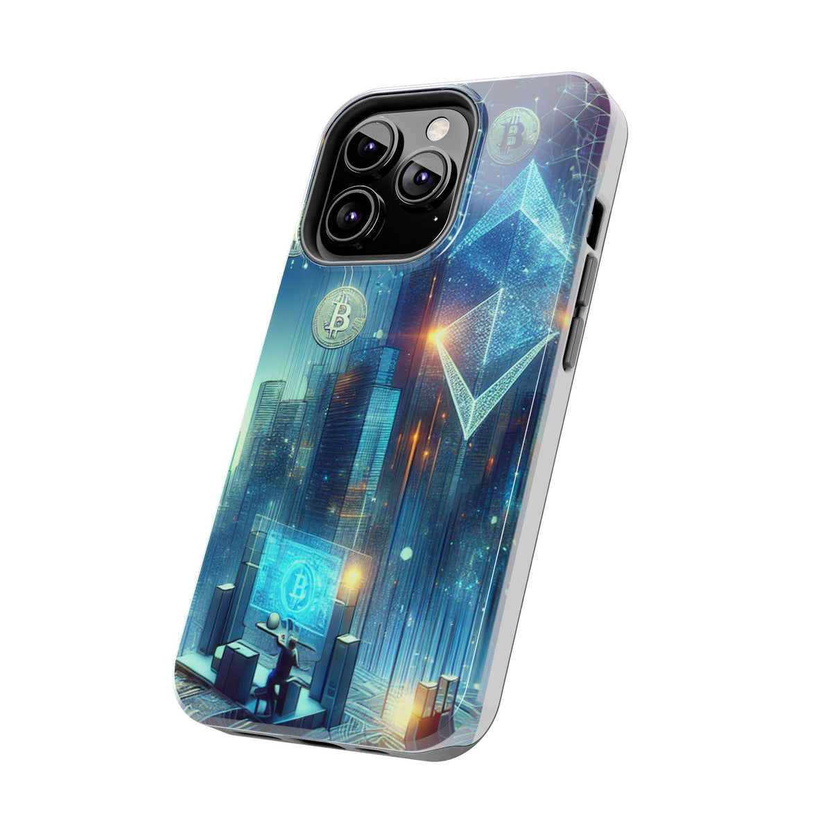 Phone Case - Cryptocurrency Enthusiasts Futuristic Design