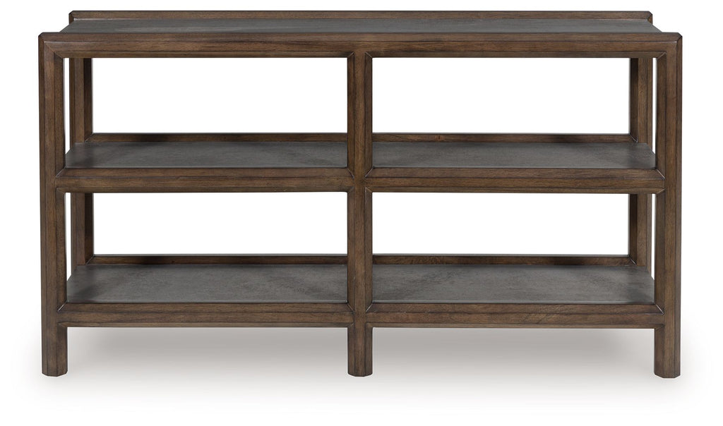 Kallenny - Sofa Table - Brown / Gray