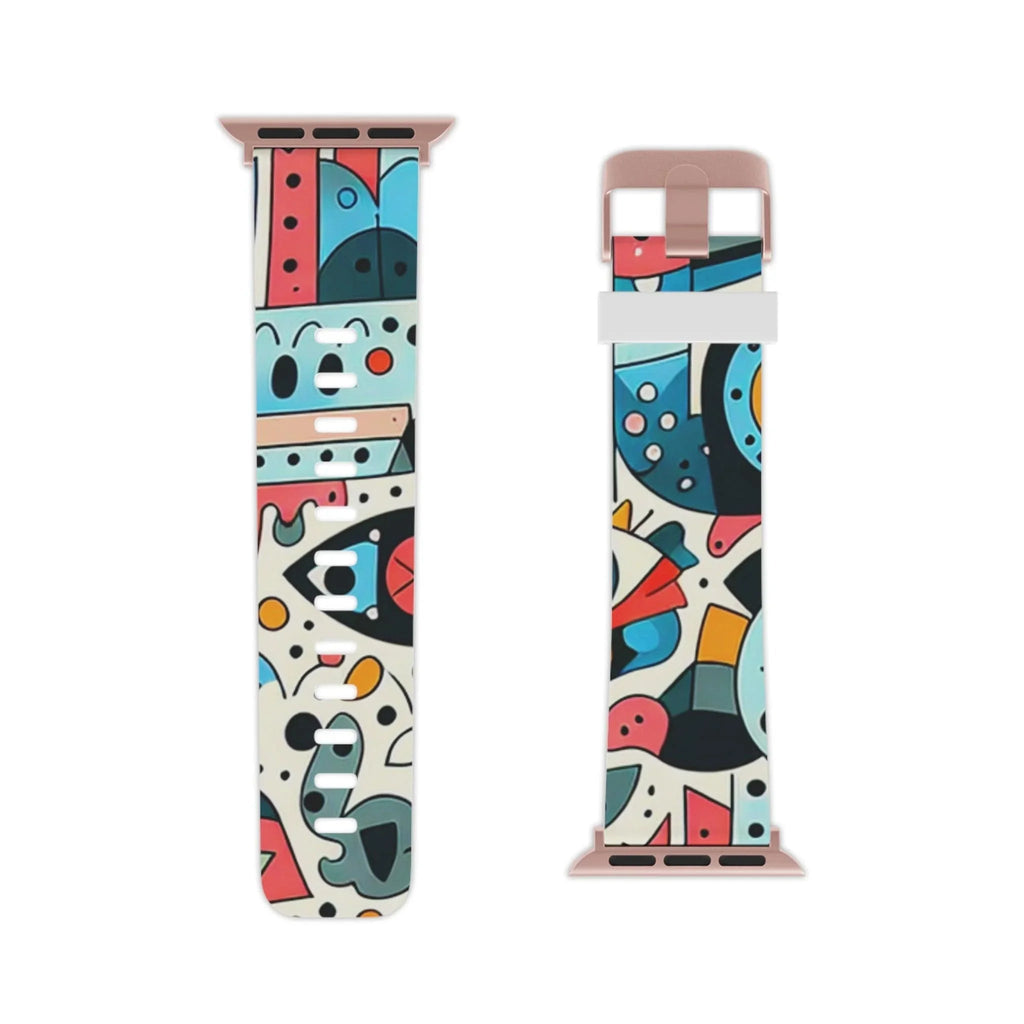 Watch Band - Wacky Color Pattern Design for Apple Watch