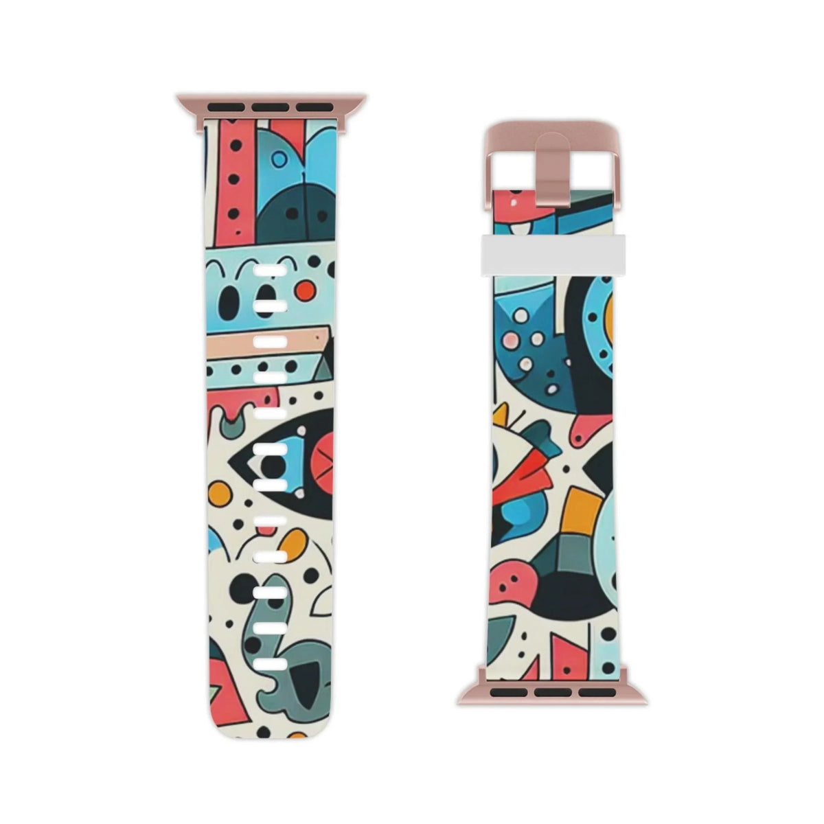 Watch Band - Wacky Color Pattern Design for Apple Watch