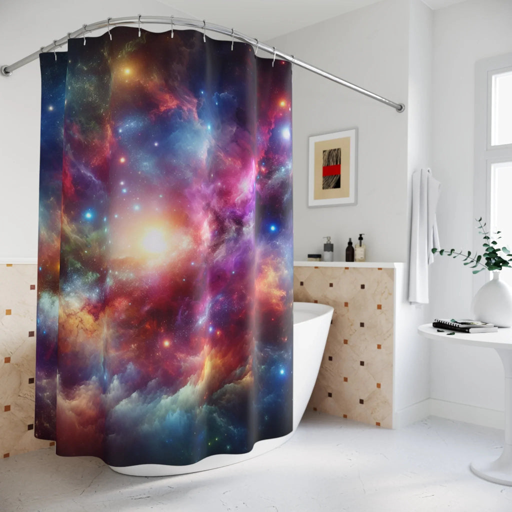 Galaxy Shower Curtains
