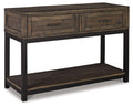 Johurst - Sofa Table - Grayish Brown