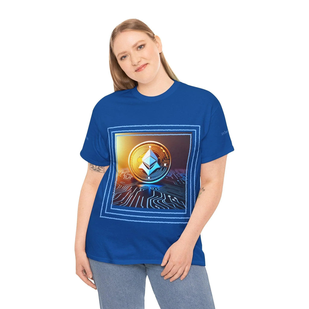 Ethereum Rocket Ship T-Shirt: Soar to New Heights in Crypto Style
