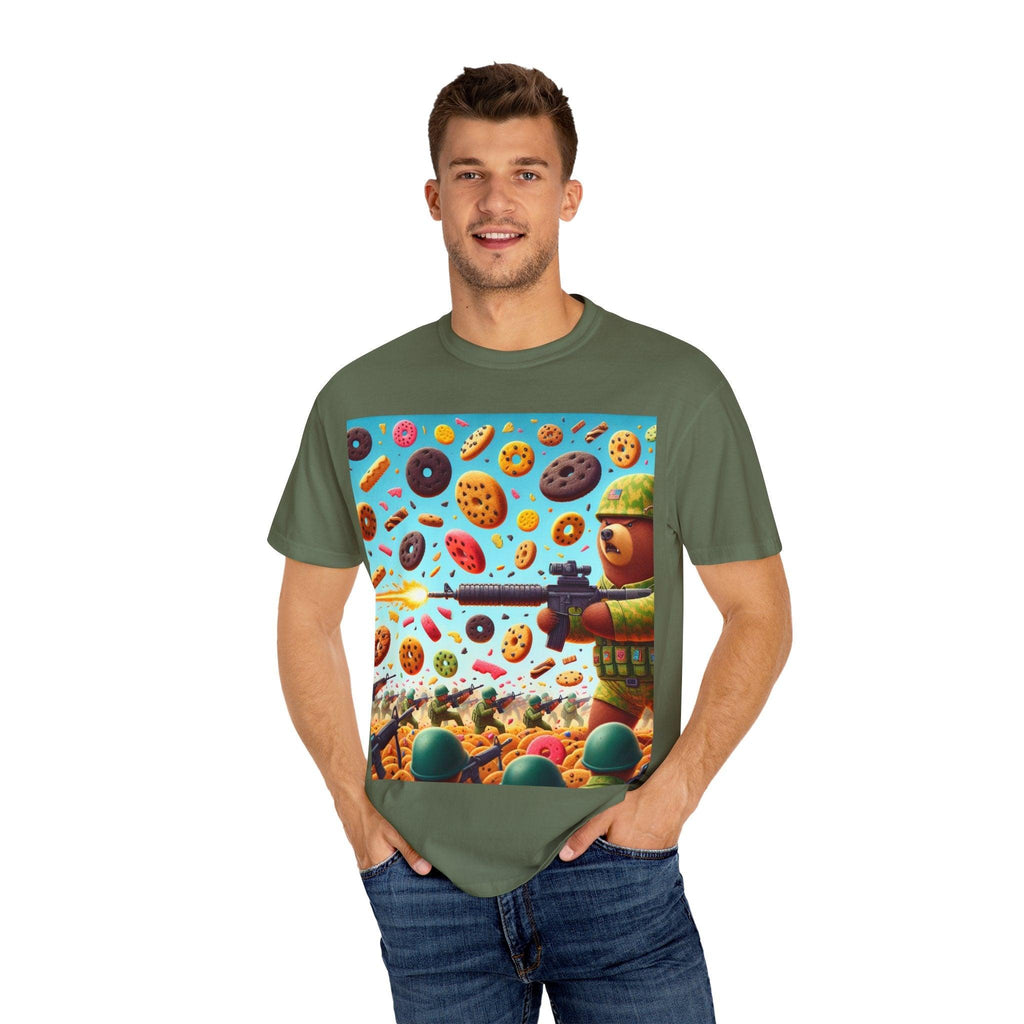 T-Shirt Solider Bear in a Cookie War Design