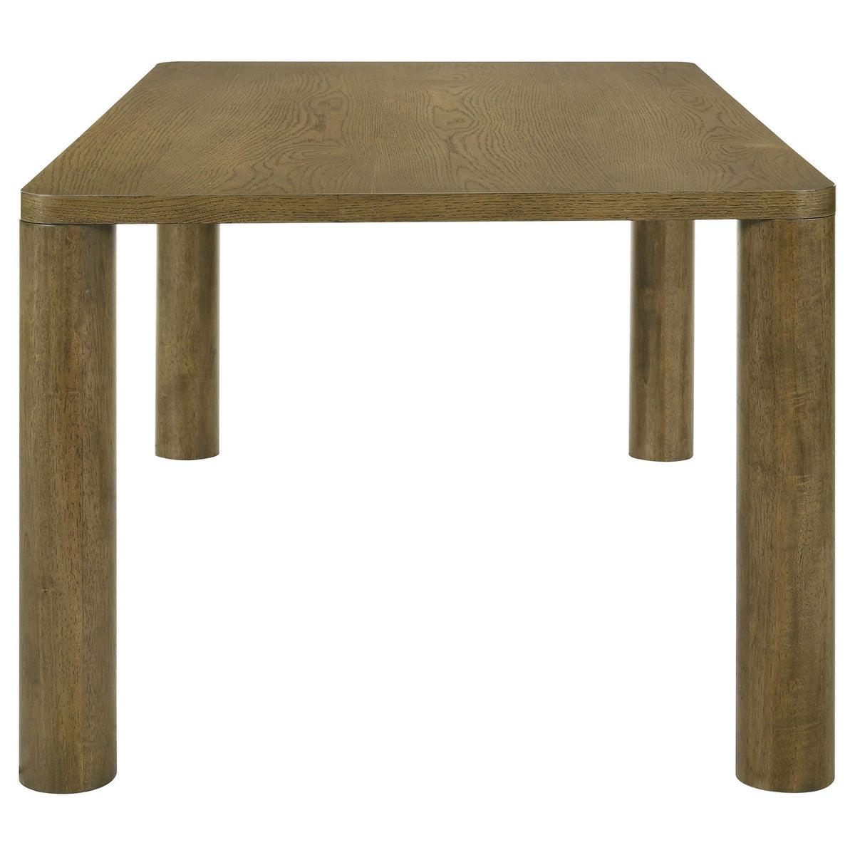 Castlewood 7-piece 71-inch Rectangular Dining Set Brown Oak