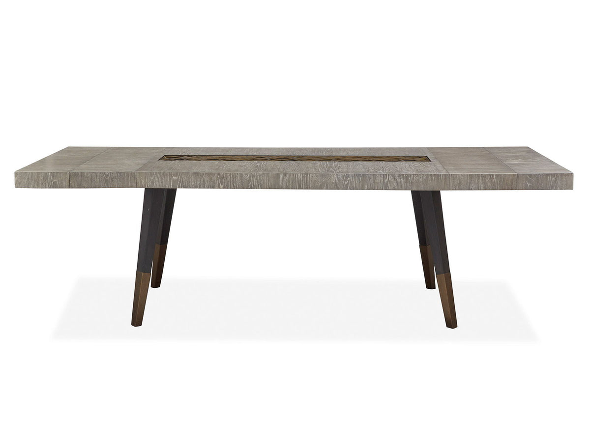 Ryker - Rectangular Dining Table - Nocturn Black And Coventry Gray
