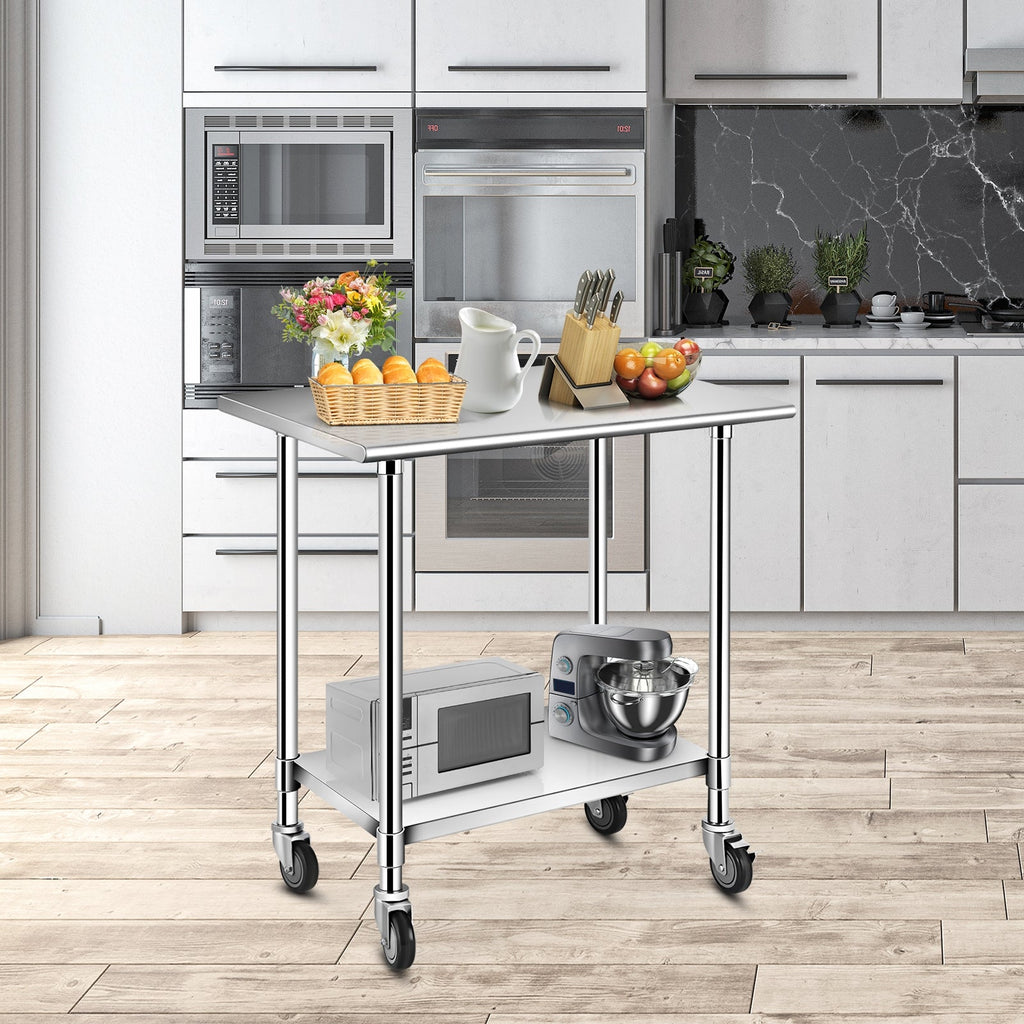 Stainless Steel Commercial Kitchen Prep and Work Table