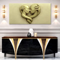 Eternal Love Figure Abstract Wall Art