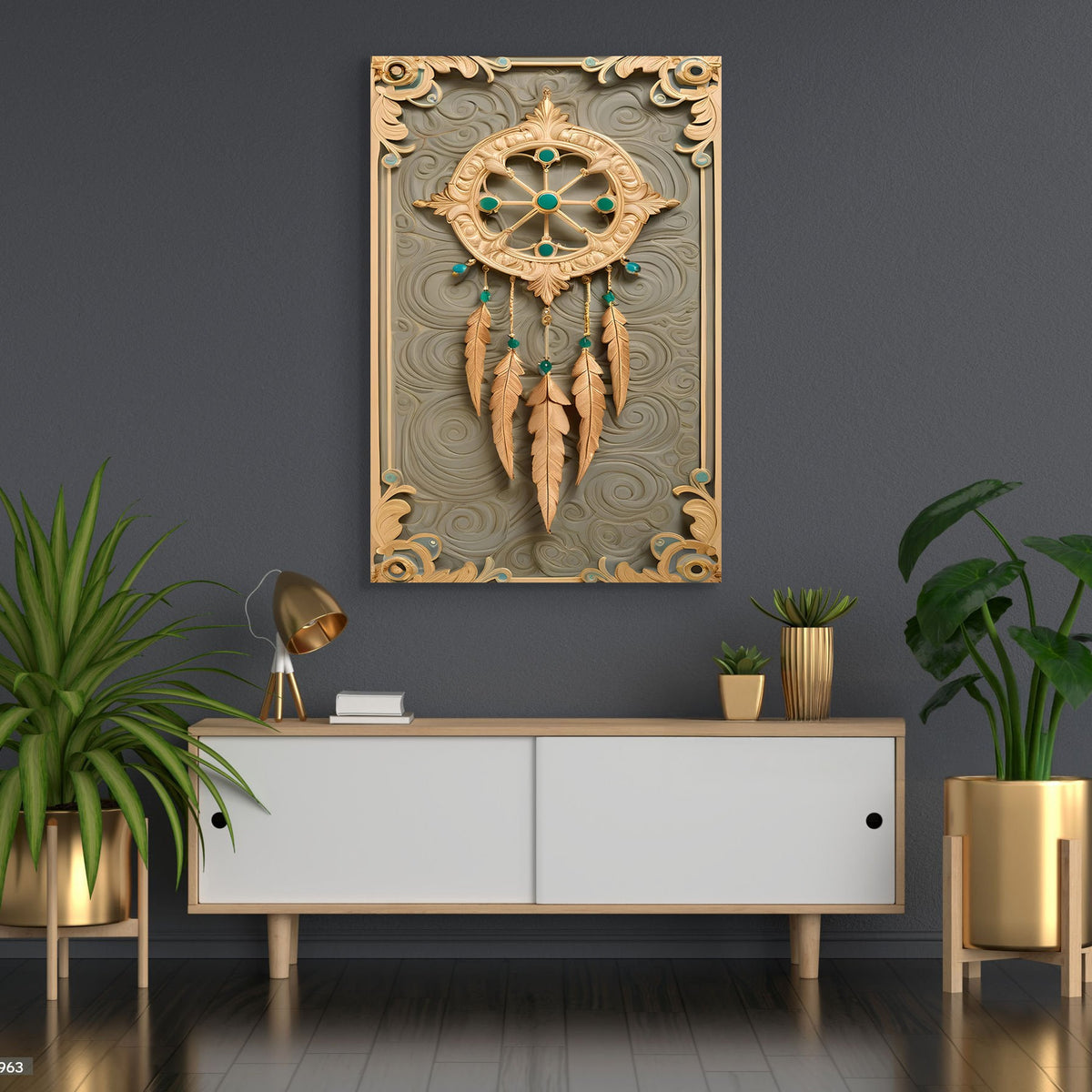 Whispering Feathers Wall Art II