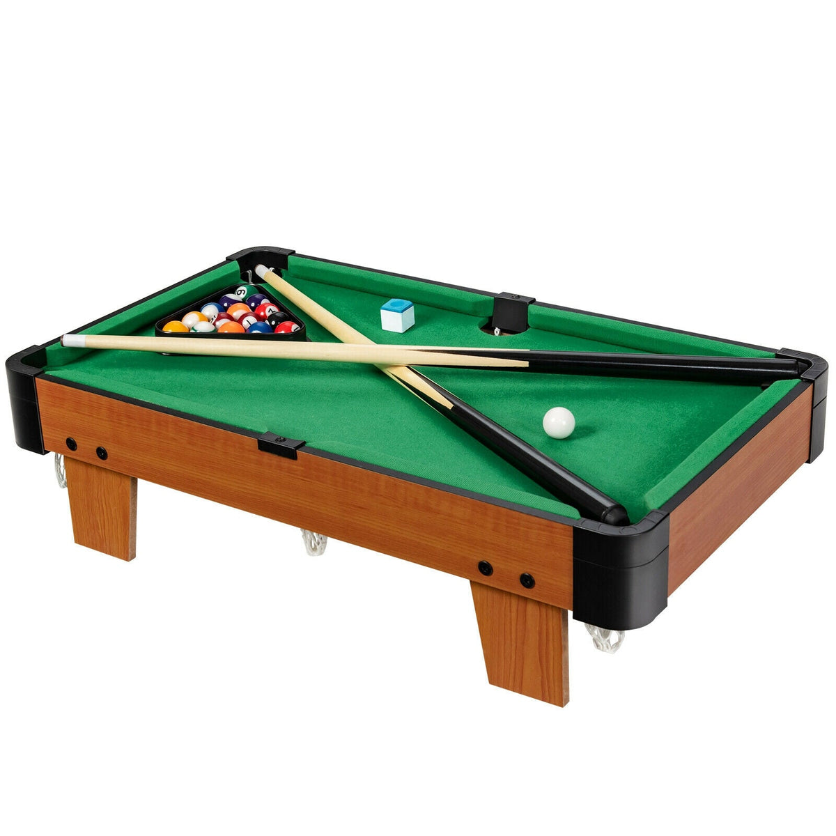 24‚Äù Mini Tabletop Pool Table Set Indoor Billiards Table with Accessories