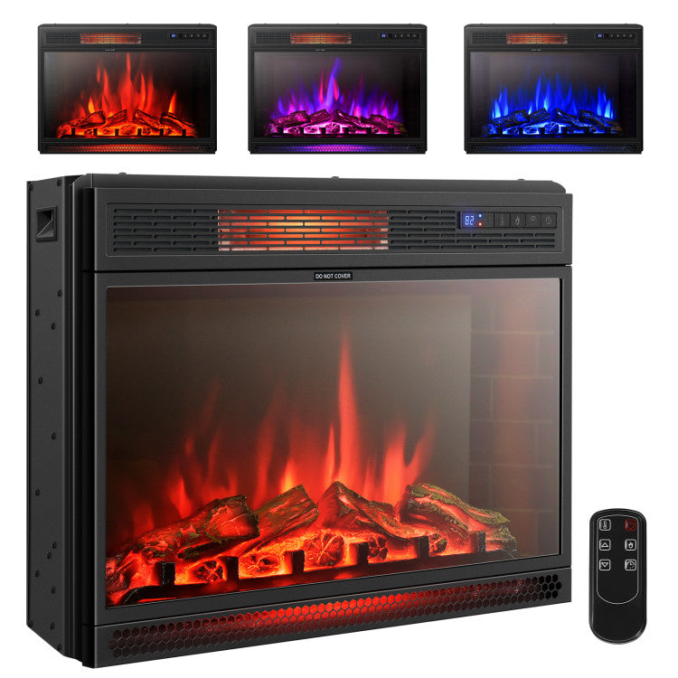 28" Electric Fireplace with Remote