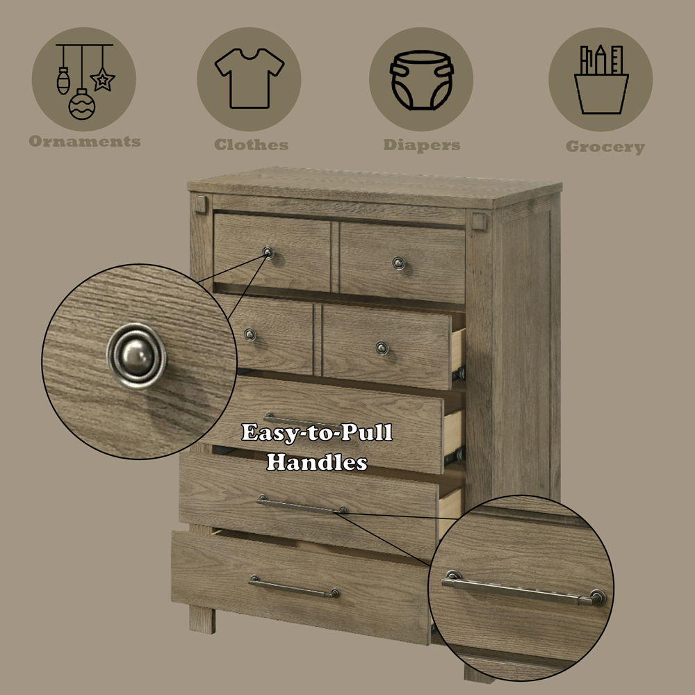 Colton - Chest - Antique White Oak