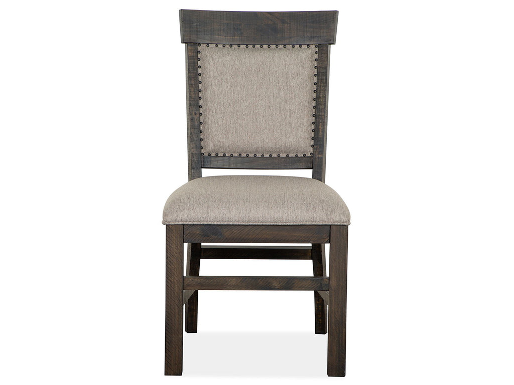 Bellamy - Dining Side Chair With Upholstered Seat & Back (Set of 2) - Peppercorn