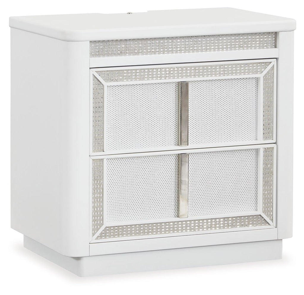 Chalanna - Two Drawer Night Stand - White