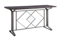 Evangeline - Counter Height Table - Salvaged Brown & Black