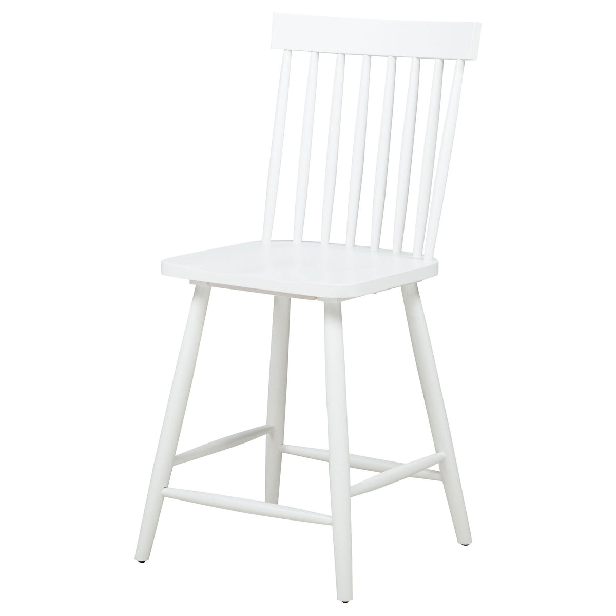 Andrews Windsor Counter Height Dining Side Chair White (Set of 2)
