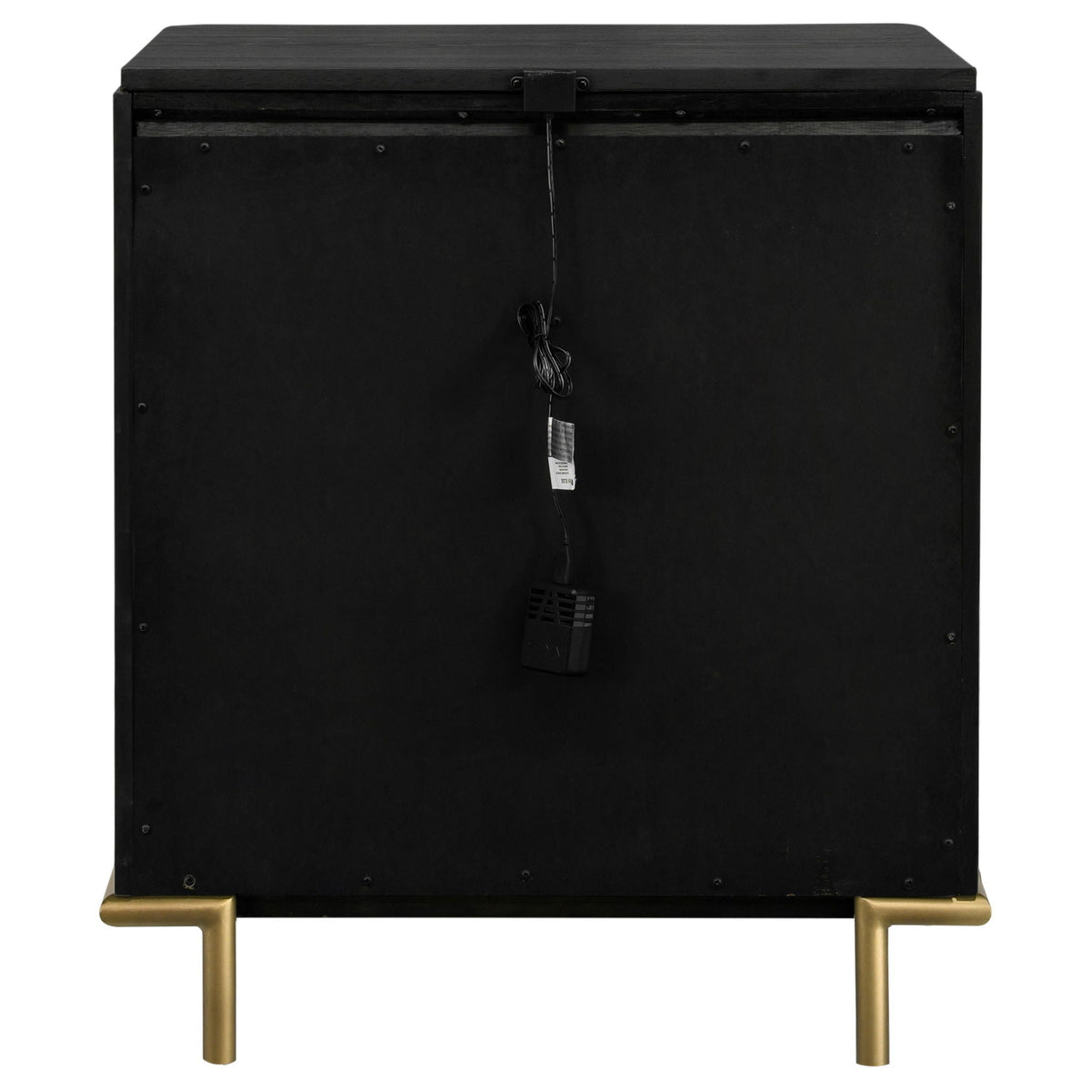 Arini 3-drawer Nightstand Black