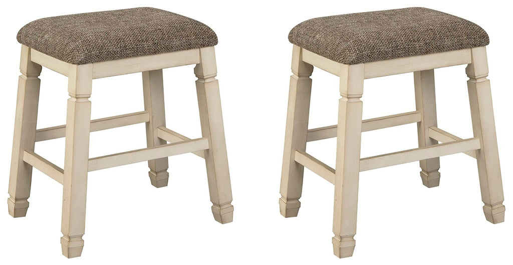 Bolanburg - Upholstered Stool (Set of 2) - Beige