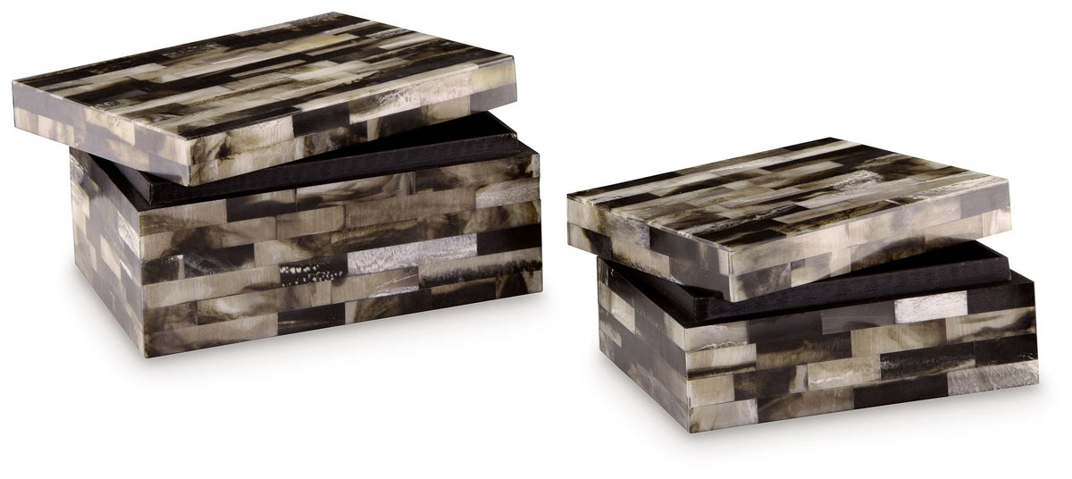 Ellford - Box Set (Set of 2) - Black / Brown / Cream