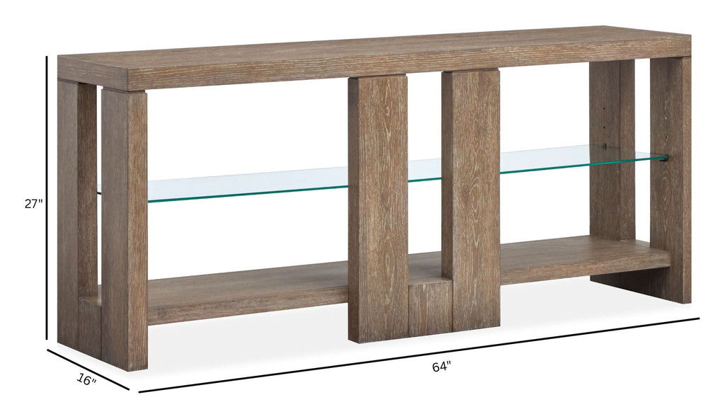 Conway - Console Sofa Table - Spiced Brown