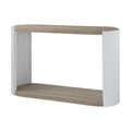Zoma - Sofa Table - Oak & White High Gloss